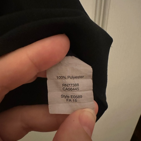 J.Crew Cap Sleeve Black Shell Top - Picture 5 of 5